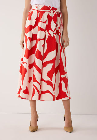 Baumwoll-Rock mit Print