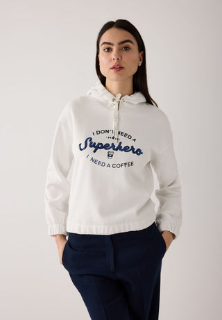 Hoodie mit Schriften