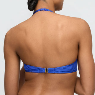 EMLY electric blue Unterlegter Bikini Herzform
