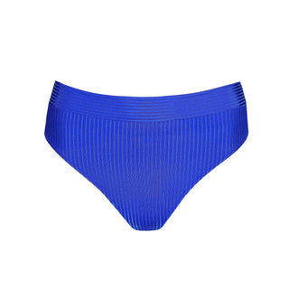 EMLY electric blue Bikinislip mit Umschlag