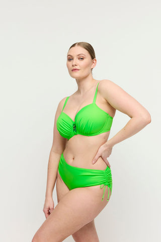PILON Neon Lime Bikini Taillenslip m. Schnur