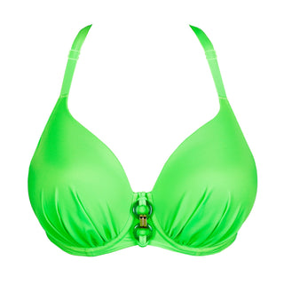 PILON Neon Lime Unterlegter Bikini Herzform