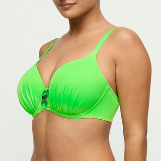 PILON Neon Lime Unterlegter Bikini Herzform