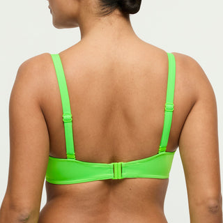 PILON Neon Lime Unterlegter Bikini Herzform
