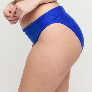 MANTAS electric blue Bikinislip mit Umschlag