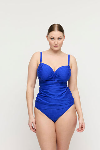 MANTAS electric blue Bikinislip mit Umschlag