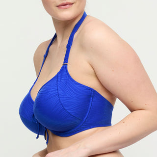 MANTAS electric blue Vollschalen Bikini-Top