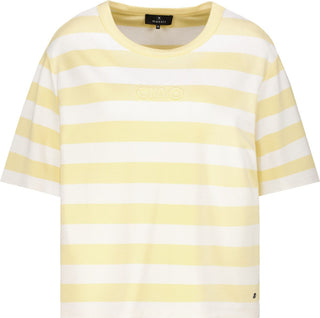 Sweatshirt, pastel yellow ringel