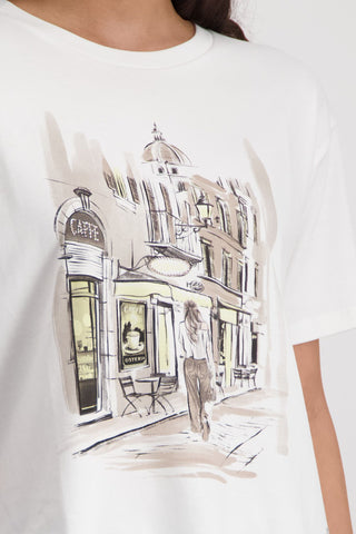 T-Shirt, pastel yellow