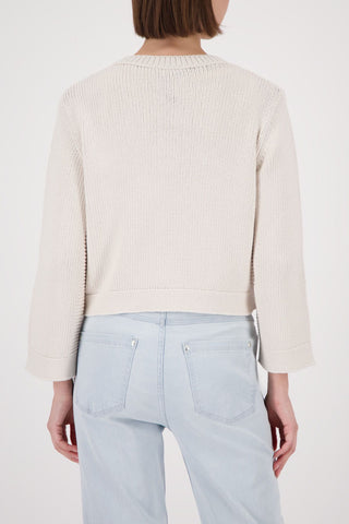 Strickjacke, champagne beige