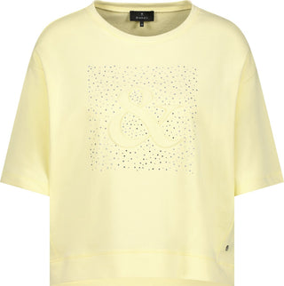 Sweatshirt, pastel yellow