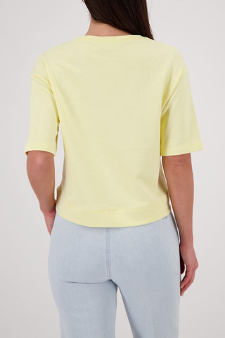 Sweatshirt, pastel yellow