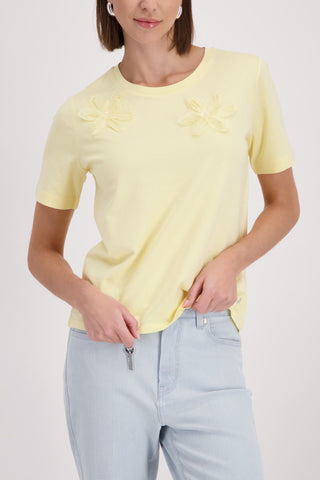 T-Shirt, pastel yellow