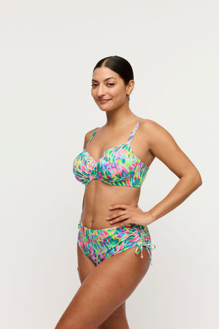DOUALA Impressionist Summer Bikini Taillenslip m. Schnur