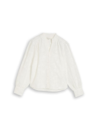 Loose Fit Bluse mit Stickerei