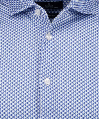 Softknit-Hemd mit Print, kurzarm