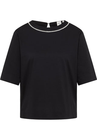 Bluse Single-Jersey Kurzarm