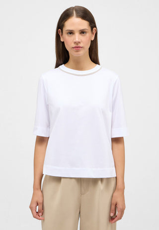 Bluse Single-Jersey Kurzarm