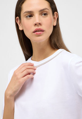 Bluse Single-Jersey Kurzarm