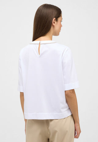 Bluse Single-Jersey Kurzarm