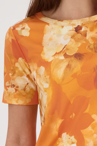 T-Shirt, aperitif gemustert