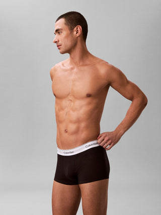 3 Pack Low Rise Trunks - Icon Cotton Stretch