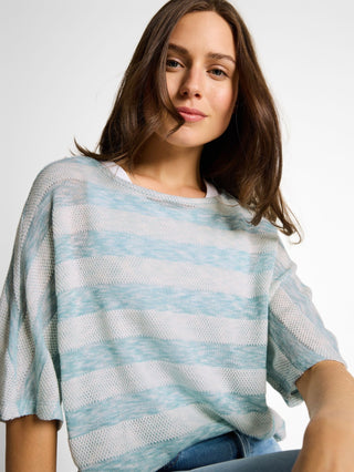 Loose Fit T-Shirt mit Fledermausärmeln