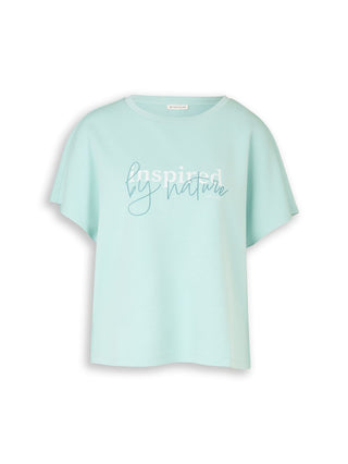 Loose Fit Scuba T-Shirt mit Print