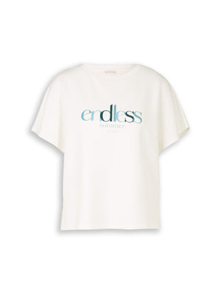 Loose Fit Scuba T-Shirt mit Print