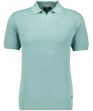 Strick-Pullover Kurzarm, Resortkragen