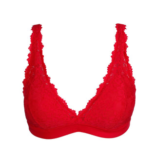 SOFT STUDIO true red unterlegtes Bralette