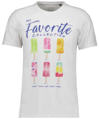 T-Shirt "Beach", Rundhals