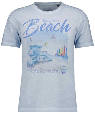 T-Shirt "Beach", Rundhals