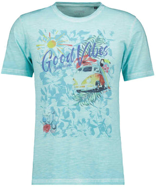 T-Shirt "Beach", Rundhals