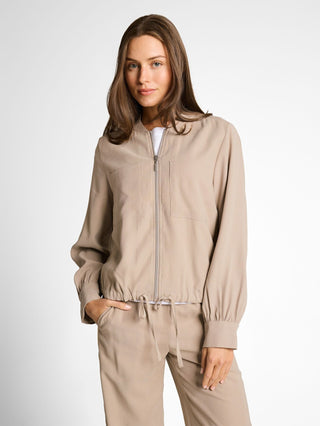 Loose Fit Bomberjacke mit Brusttaschen