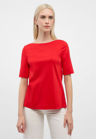 Jersey Shirt Bluse Jersey Kurzarm