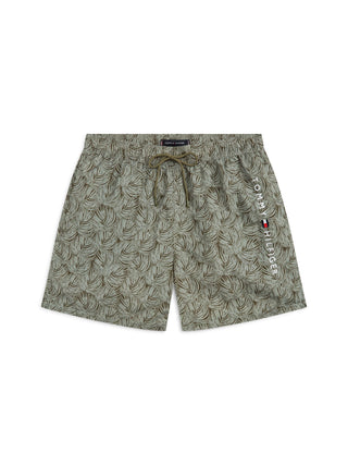 Original Print Mid Length Swim Shorts