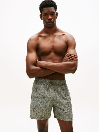 Original Print Mid Length Swim Shorts