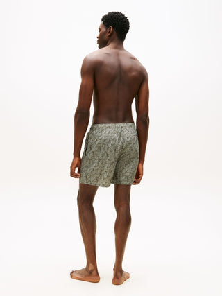 Original Print Mid Length Swim Shorts