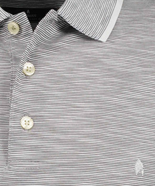 Softknit-Polo gestreift, Flammdesign