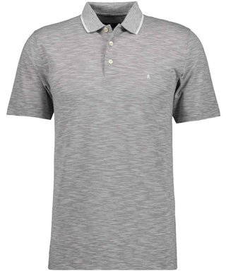 Softknit-Polo gestreift, Flammdesign