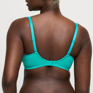PALERMO Sunny Teal halb unterlegter BH tiefdek.
