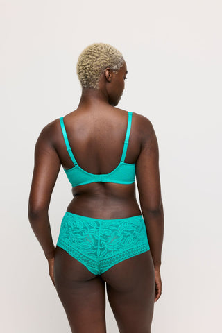 PALERMO Sunny Teal halb unterlegter BH tiefdek.