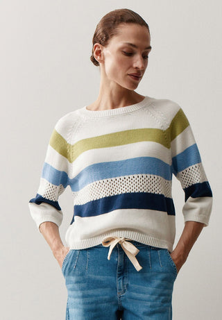 gestreifter Sommer-Pullover