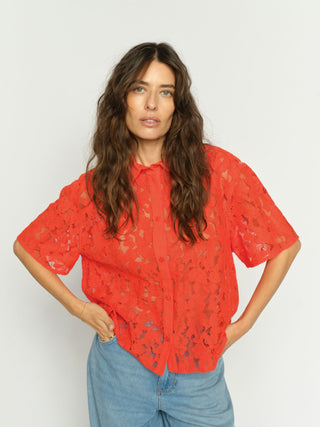 MMLia River SS Lace Shirt