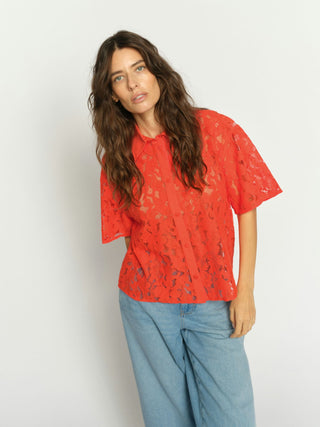 MMLia River SS Lace Shirt