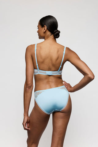 JANE Milky Blue Unterlegter BH Herzform