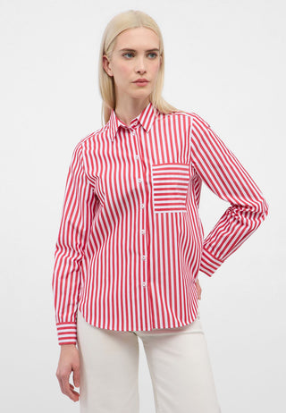 Bluse Popeline Langarm