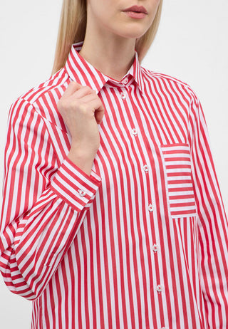 Bluse Popeline Langarm