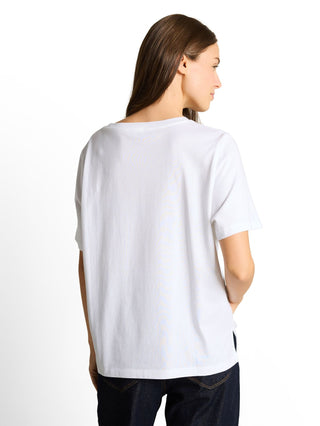 Boxy Fit T-Shirt mit Brusttasche